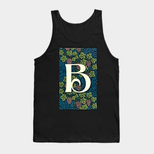 Berry letter B Tank Top